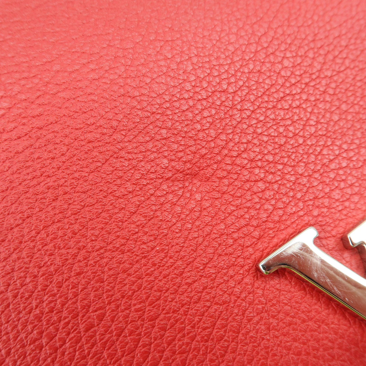 Louis Vuitton Lockme Ii Leather Red Leather Shoulder Bag Bag (Pre-Owned)