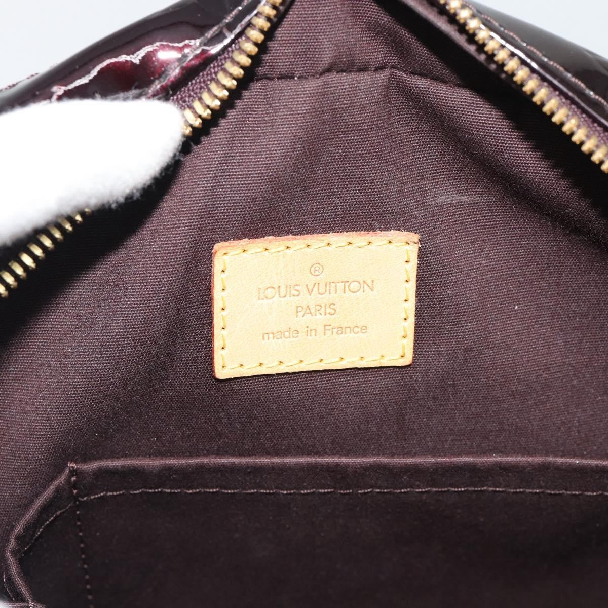 Louis Vuitton Summit Drive Monogram Vernis Black Patent_Leather Handbag (Pre-Owned)