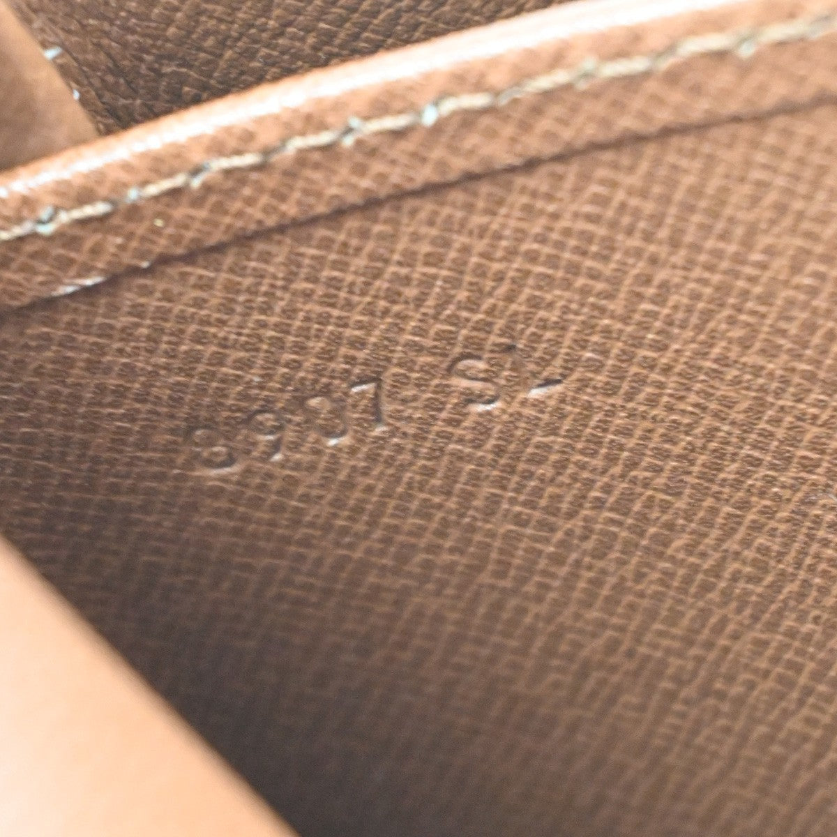 Louis Vuitton Cartouchiere Monogram Canvas Brown Canvas Handbag (Pre-Owned)