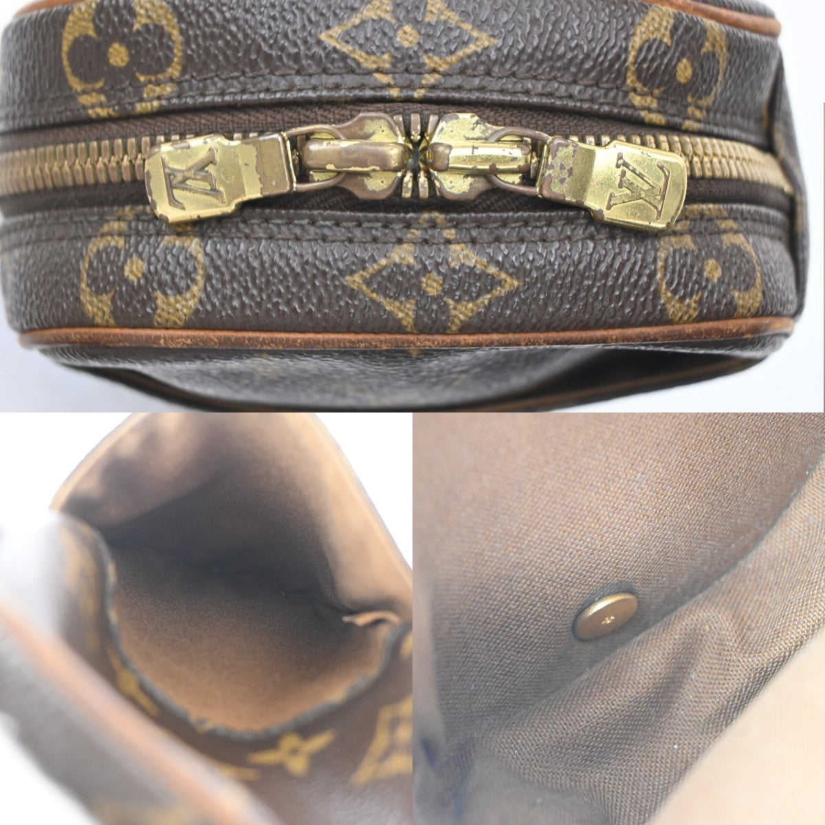 Louis Vuitton Pochette Gange Monogram Canvas Brown Canvas Clutche & Pouche Bag (Pre-Owned)