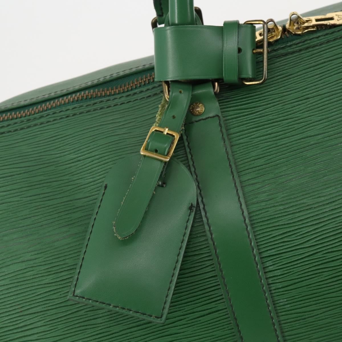 Louis Vuitton Keepall Epi Leather Green Leather Travel Bag Bag (Pre-Owned)