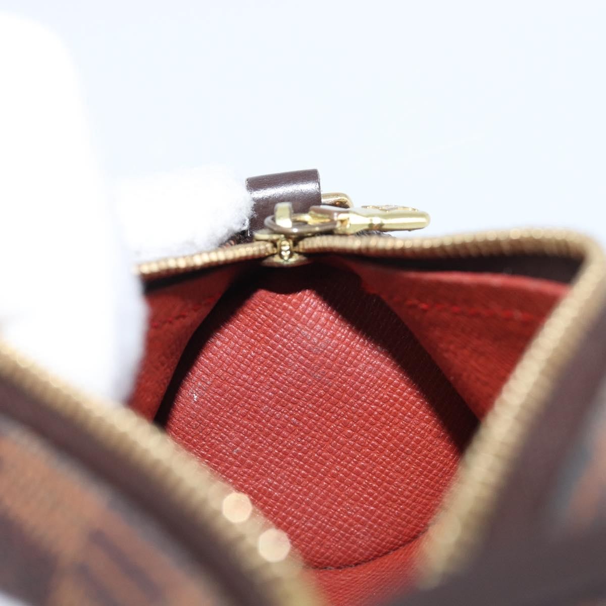 Louis Vuitton Papillon Pochette Damier Brown Canvas Clutche & Pouche Bag (Pre-Owned)