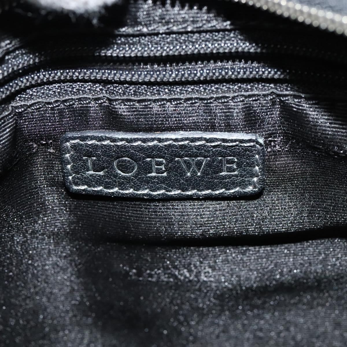 Loewe Vintage Leather Black Leather Shoulder Bag Bag (Pre-Owned)