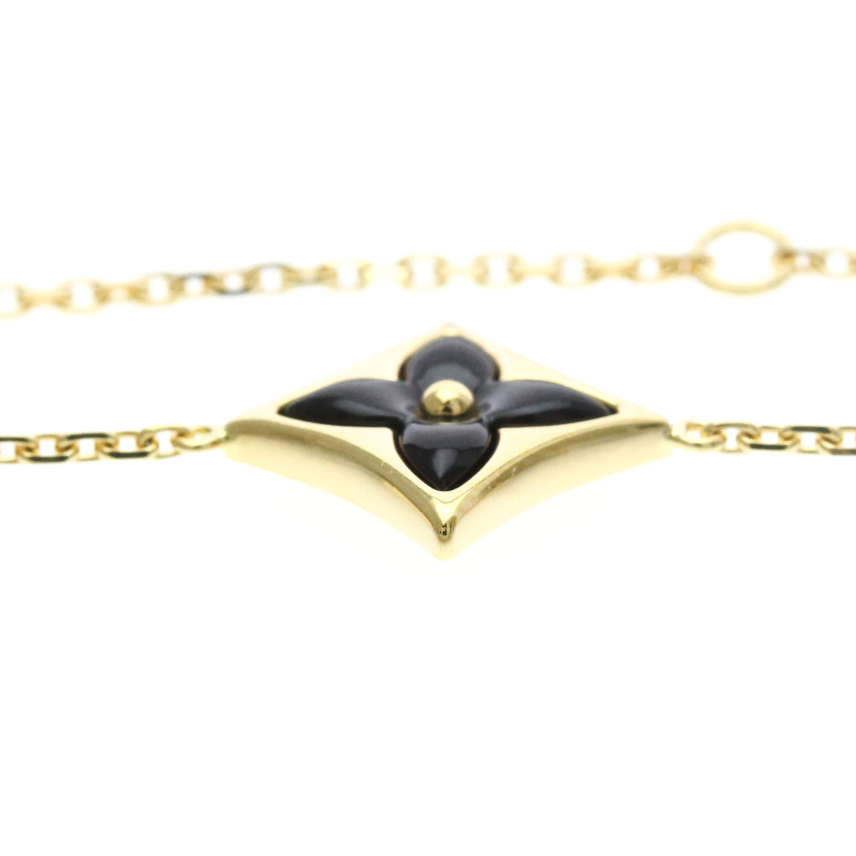 Louis Vuitton Star Blossom 18K Rose Gold With Diamonds Gold Yellow_Gold Bracelet Jewelry (Pre-Owned)