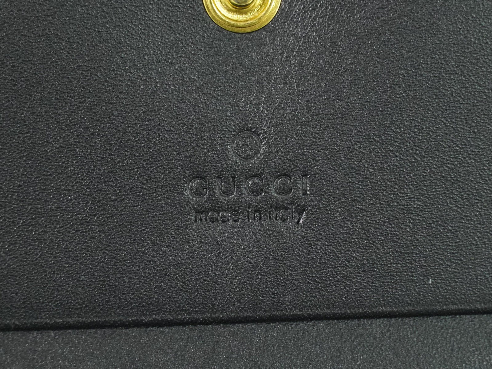 Gucci Gg Marmont Leather Black Leather Wallets Accessory (Pre-Owned)