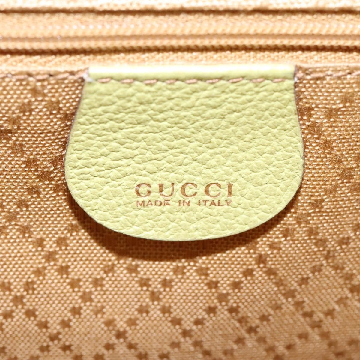 Gucci Gucci Bamboo Daim Green Suede Backpack Bag (Pre-Owned)