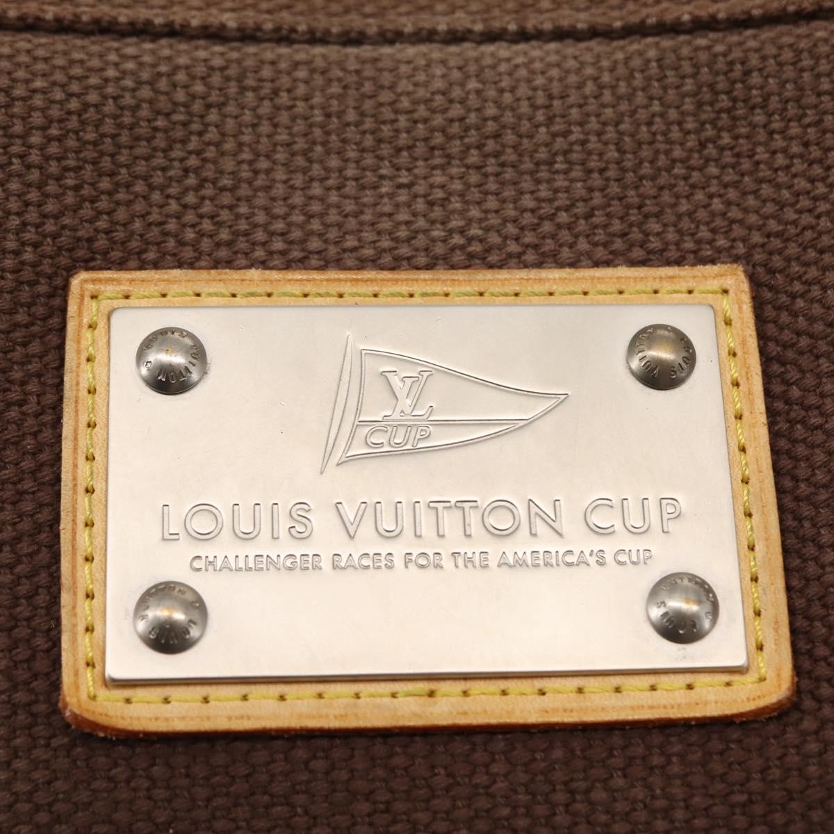 Louis Vuitton Antigua Canvas Brown Canvas Tote Bag Bag (Pre-Owned)