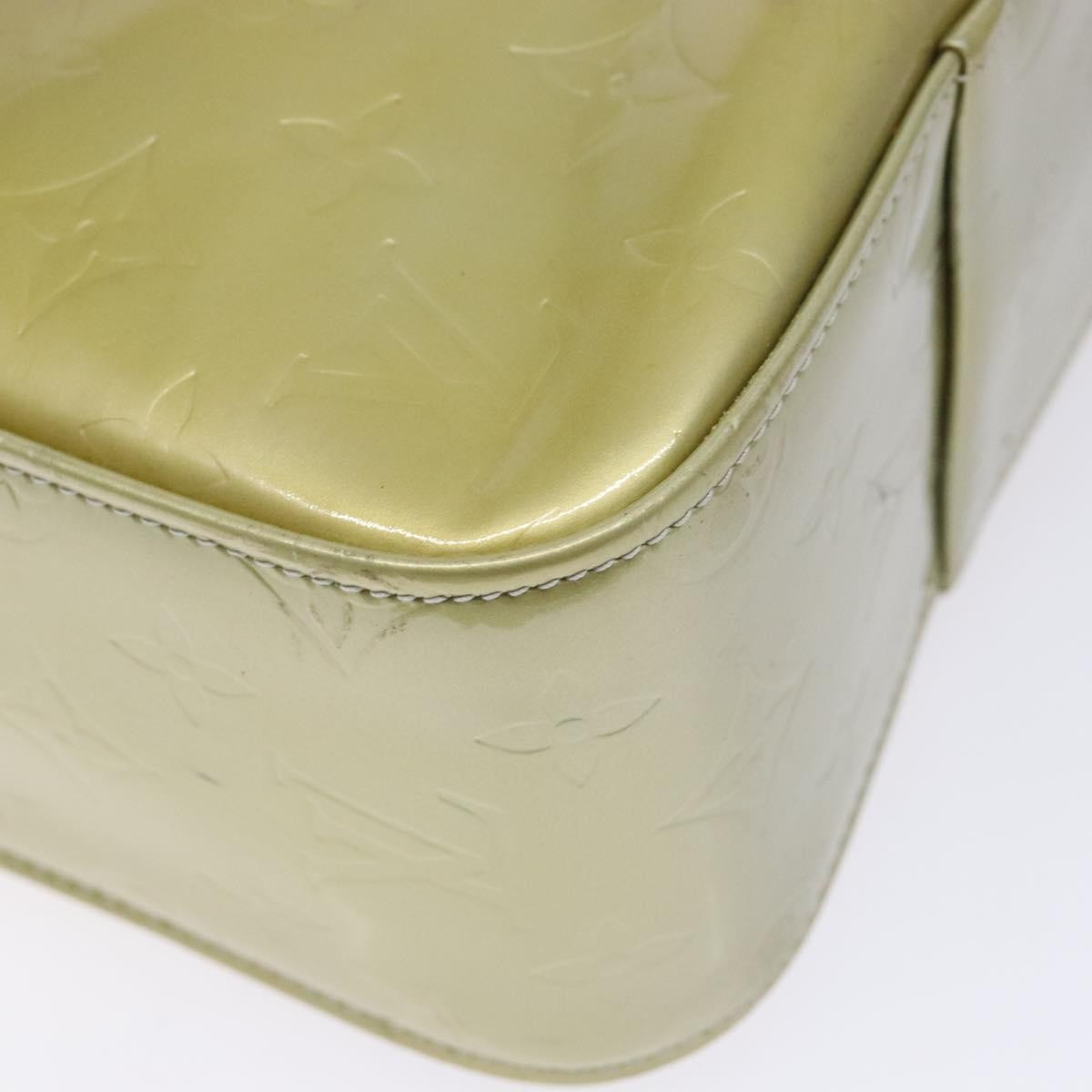 Louis Vuitton Columbus Monogram Vernis Beige Patent_Leather Tote Bag Bag (Pre-Owned)