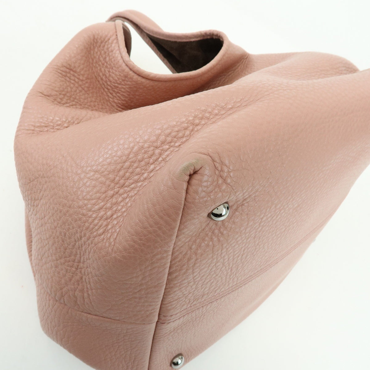 Loewe Calle Hobo Suede Pink Leather Shoulder Bag Bag (Pre-Owned)