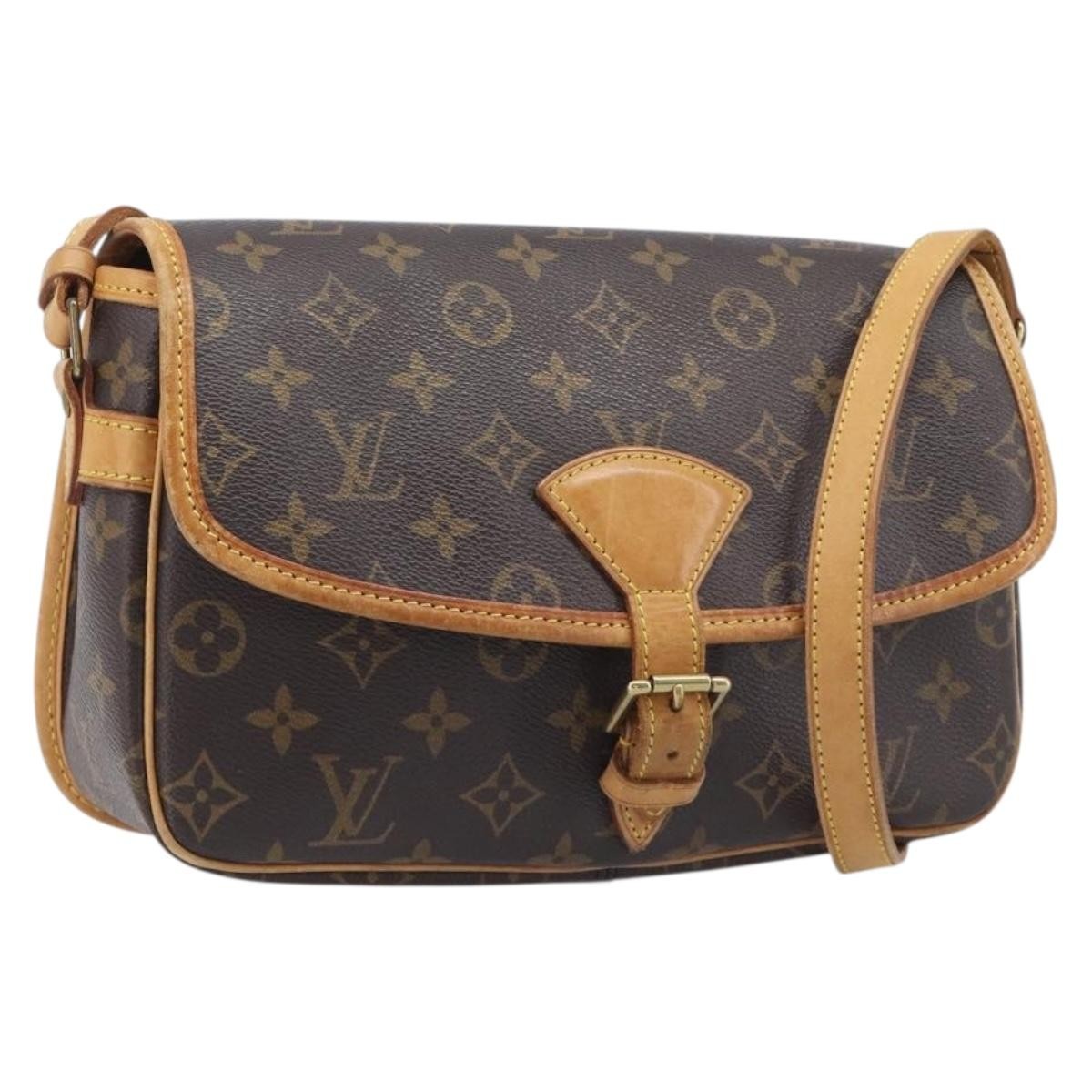 Louis Vuitton Sologne Monogram Canvas Brown Canvas Handbag (Pre-Owned)