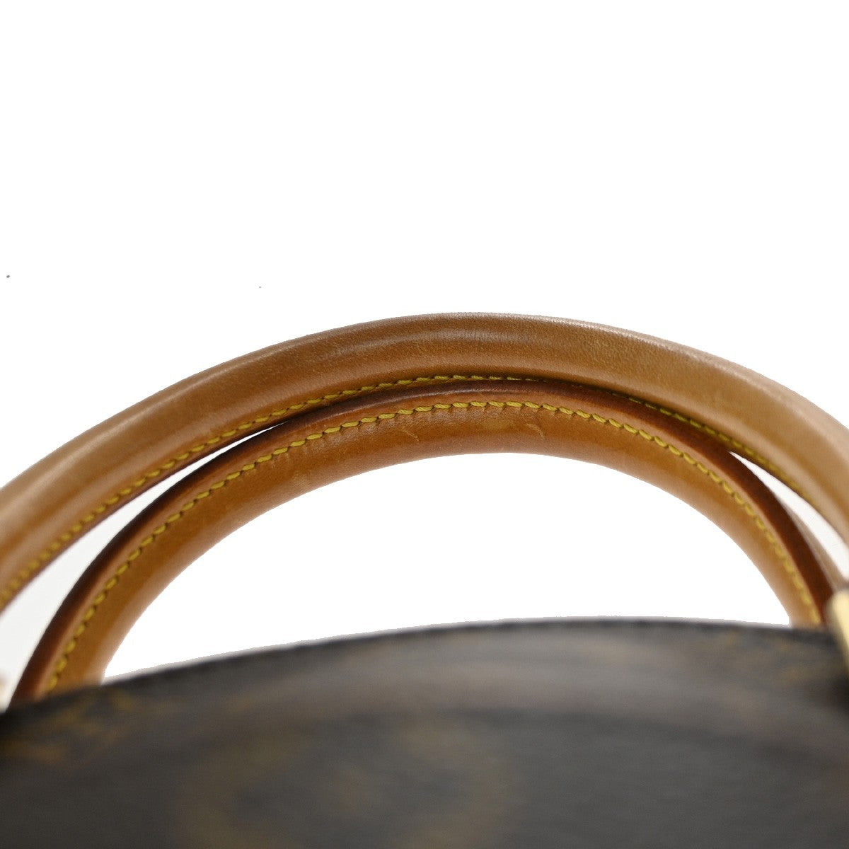 Louis Vuitton Ellipse Monogram Brown Leather Handbag (Pre-Owned)