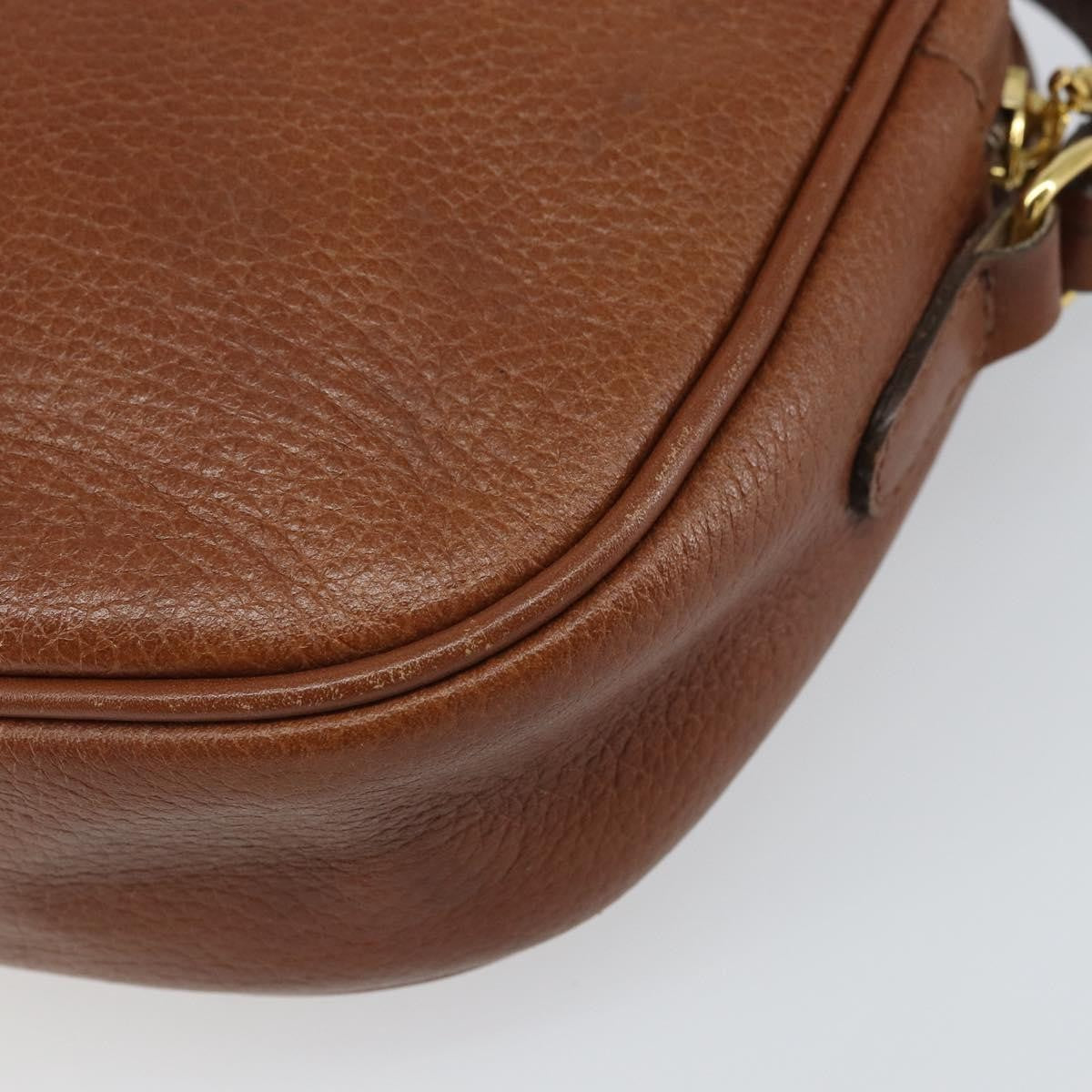 Burberry Vintage Leather Brown Leather Shoulder Bag Bag (Pre-Owned)