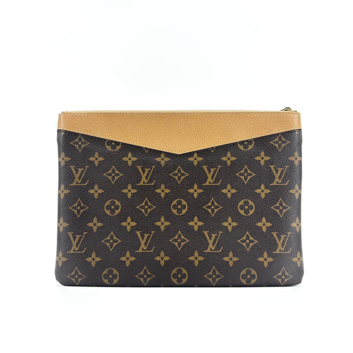Louis Vuitton Daily Pouch Monogram Canvas Brown Canvas Clutche & Pouche Bag (Pre-Owned)