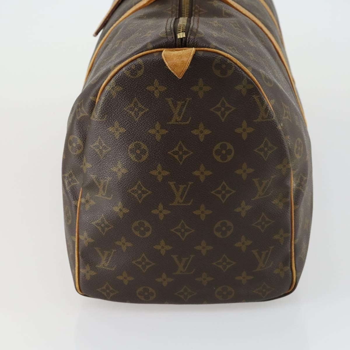 Louis Vuitton Keepall Monogram Canvas Brown Canvas Travel Bag Bag (Pre-Owned)