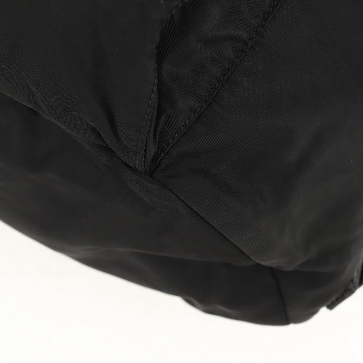 Prada Front Pocket Tessuto Black Nylon Backpack Bag (Pre-Owned)