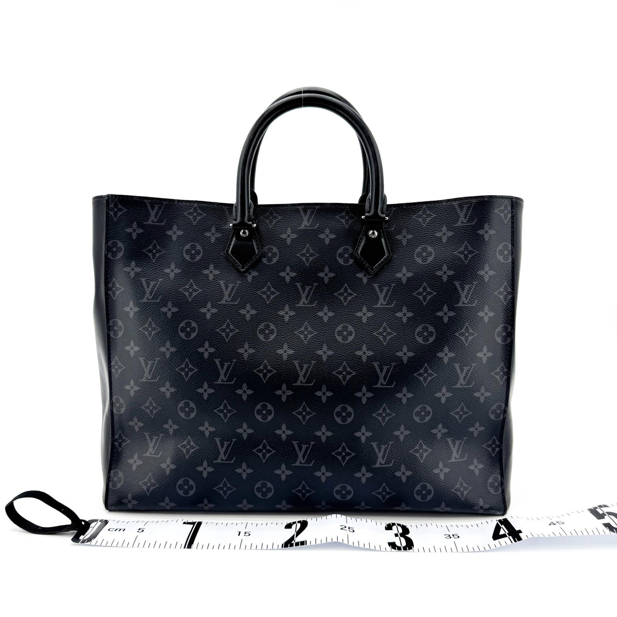 Louis Vuitton Grand Sac Monogram Jacquard Black Canvas Handbag (Pre-Owned)