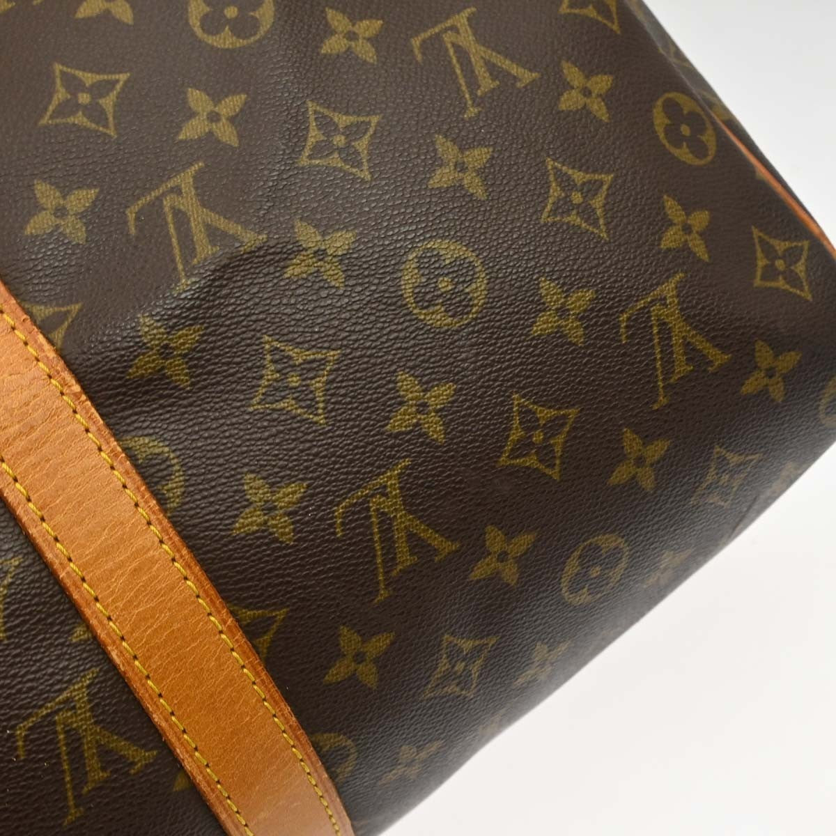 Louis Vuitton Keepall Monogram Canvas Brown Canvas Travel Bag Bag (Pre-Owned)