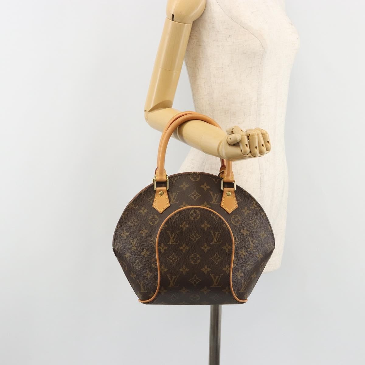 Louis Vuitton Ellipse Monogram Canvas Brown Canvas Handbag (Pre-Owned)