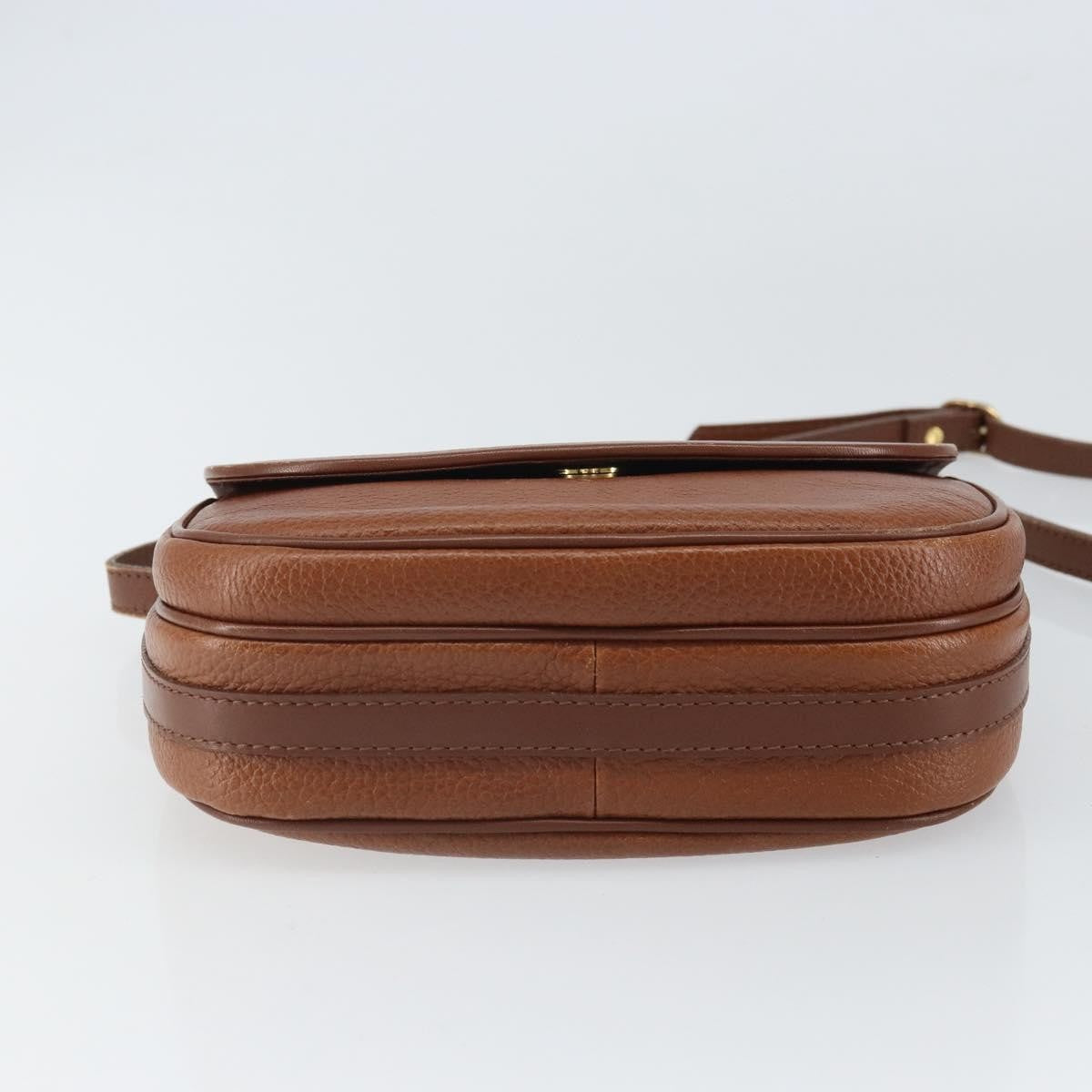 Burberry Vintage Leather Brown Leather Shoulder Bag Bag (Pre-Owned)