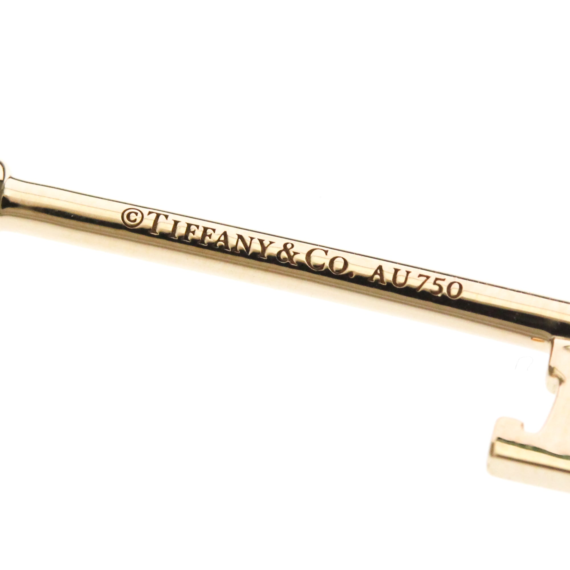 Tiffany & Co. Enchant Heart Key Pendant 18K Rose Gold With Diamond Gold Pink_Gold Necklace Jewelry (Pre-Owned)