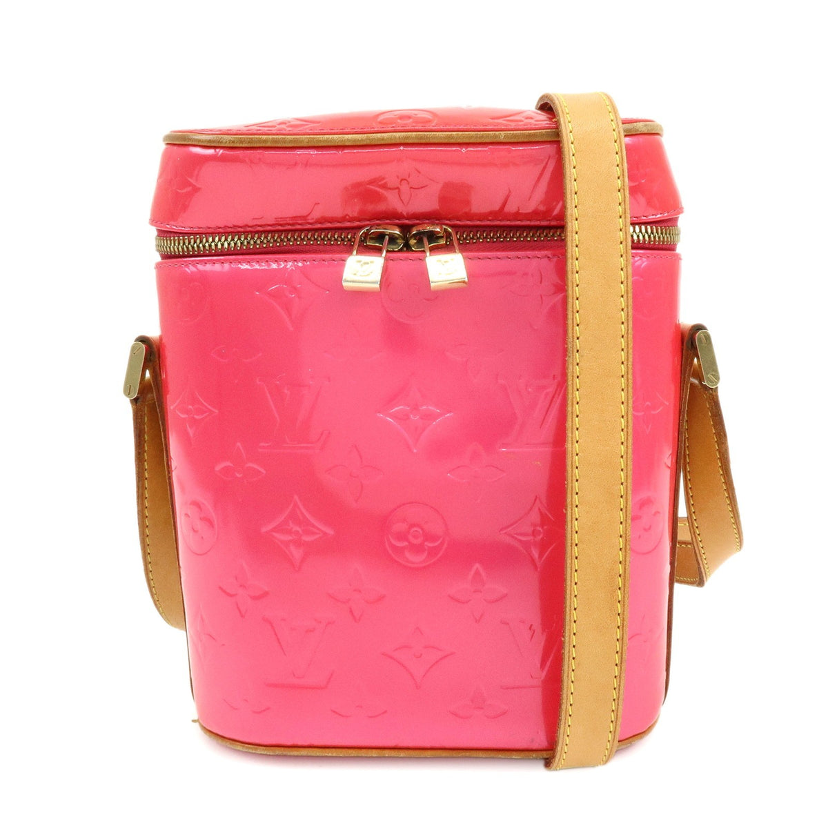 Louis Vuitton Sullivan Monogram Vernis Pink Patent_Leather Shoulder Bag Bag (Pre-Owned)