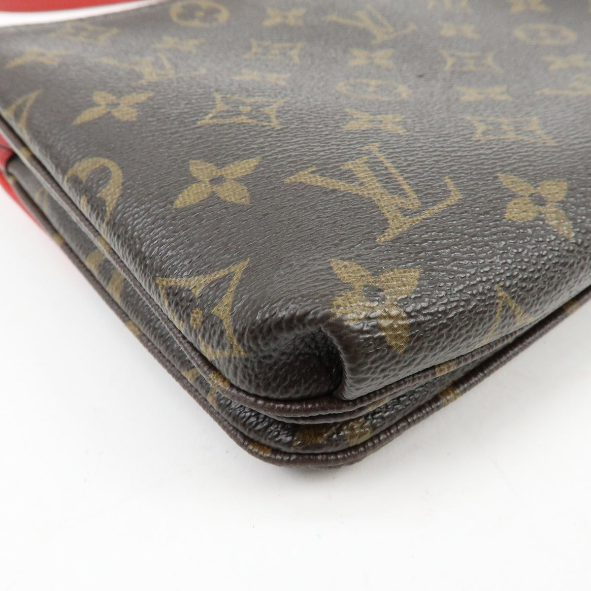 Louis Vuitton Twice Monogram Canvas And Leather Brown Canvas Handbag (Pre-Owned)