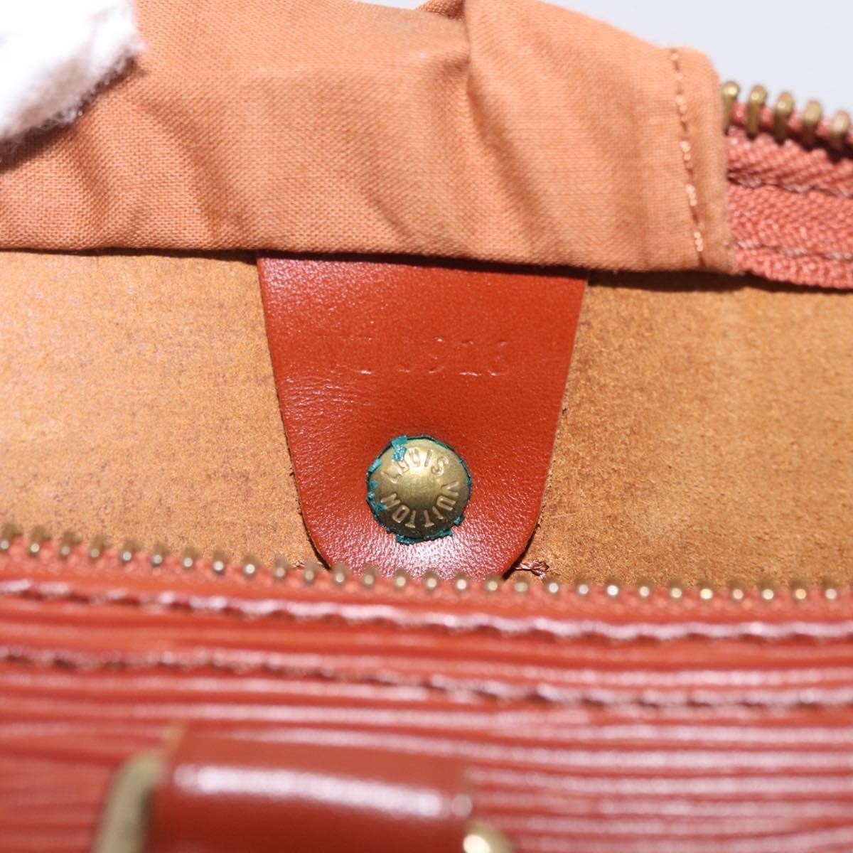 Louis Vuitton Speedy Epi Leather Brown Leather Handbag (Pre-Owned)