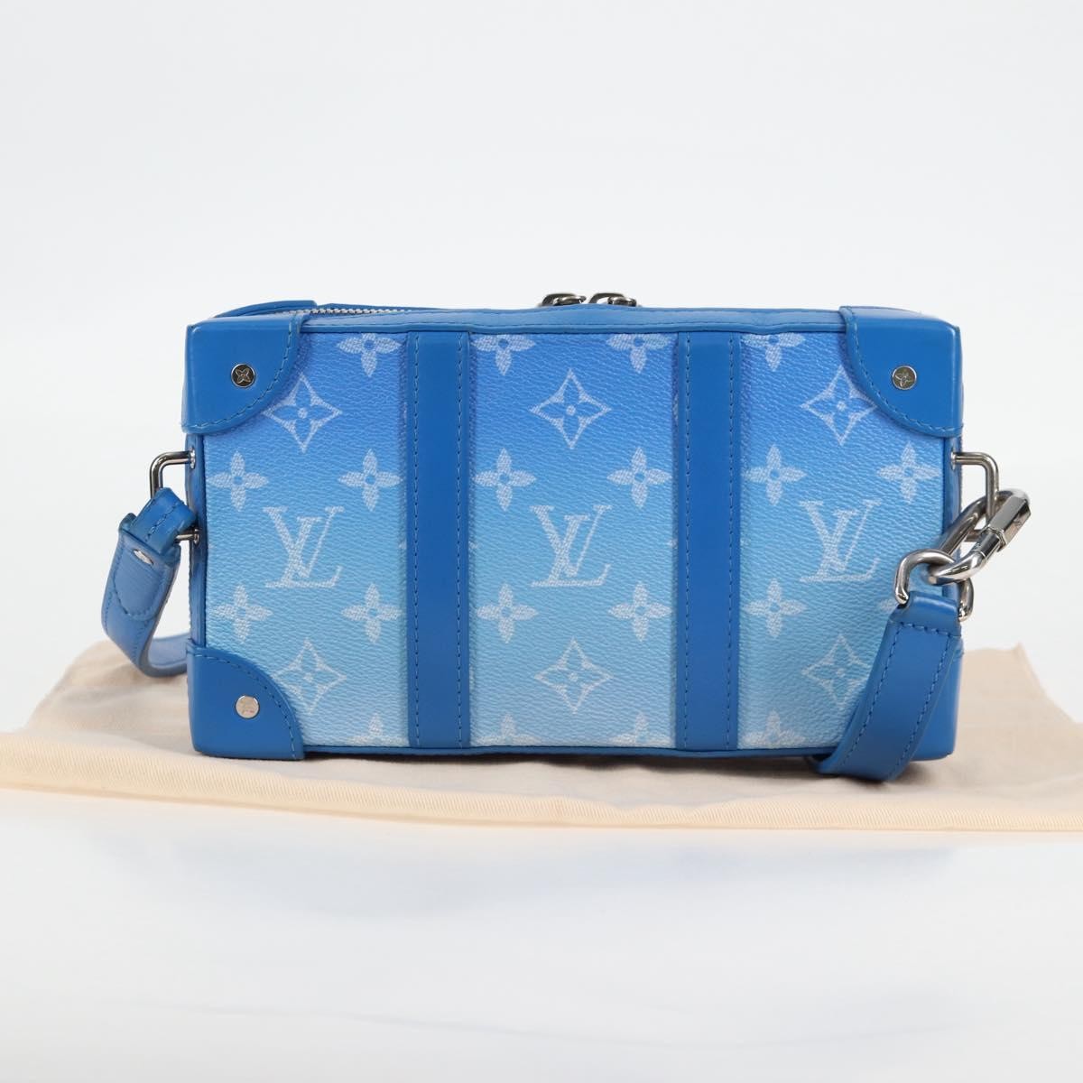 Louis Vuitton Soft Trunk Limited Edition Monogram Clouds Blue Canvas Clutche & Pouche Bag (Pre-Owned)