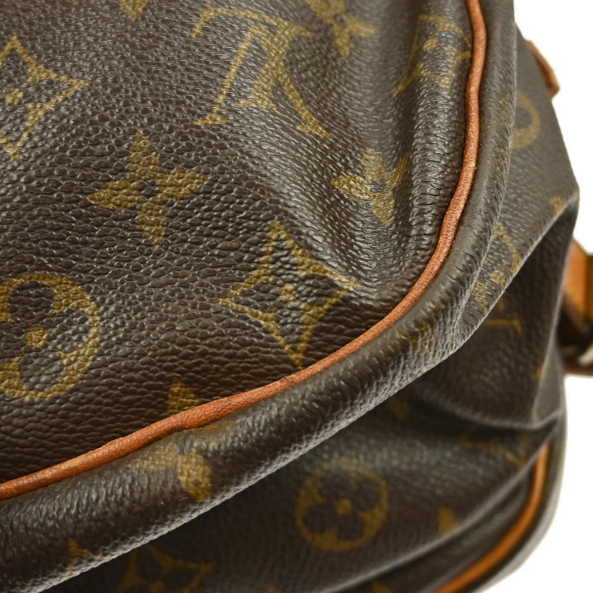Louis Vuitton Saumur Monogram Canvas Brown Canvas Handbag (Pre-Owned)