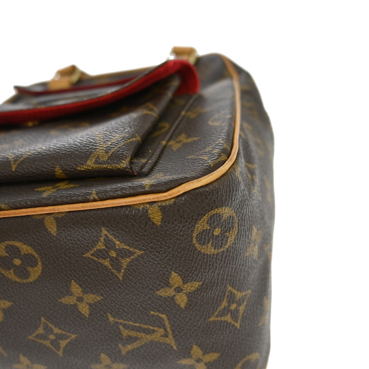 Louis Vuitton Excentri-Cite Monogram Canvas Brown Canvas Handbag (Pre-Owned)