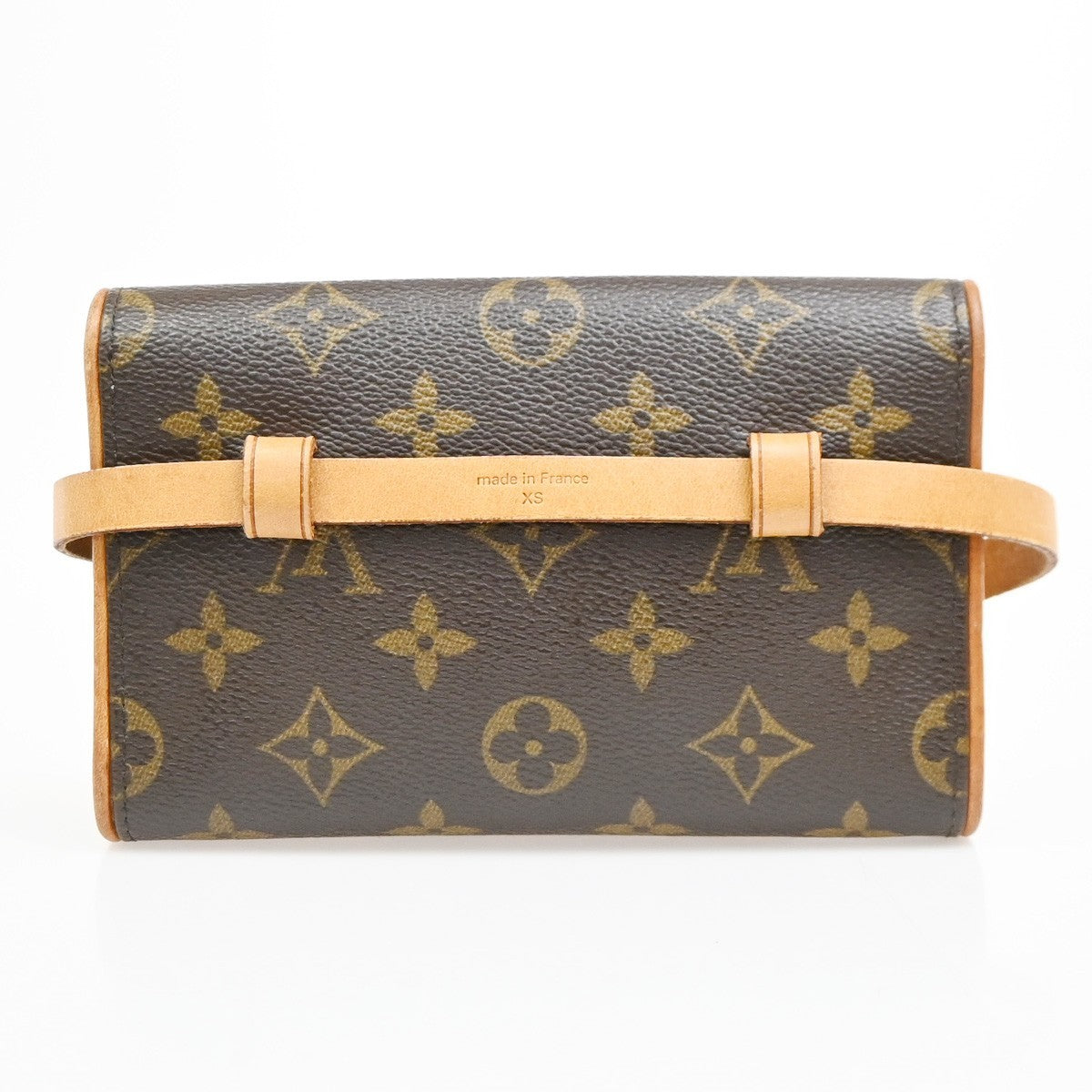 Louis Vuitton Florentine Pochette Canvas Brown Canvas Clutche & Pouche Bag (Pre-Owned)