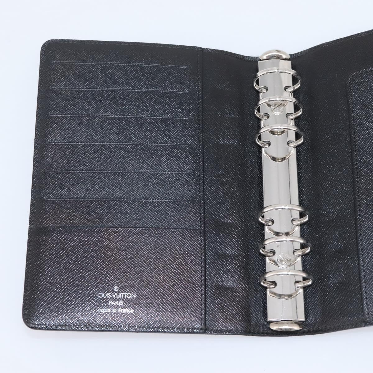 Louis Vuitton Agenda Cover Epi Leather Black Leather Wallets Accessory (Pre-Owned)