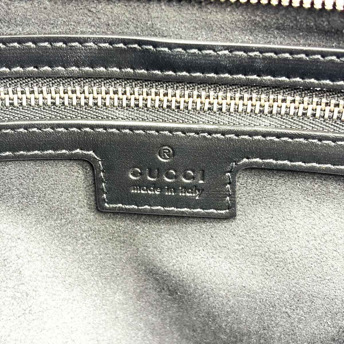 Gucci Petite Gg Quilted Leather Black Leather Tote Bag Bag (Pre-Owned)
