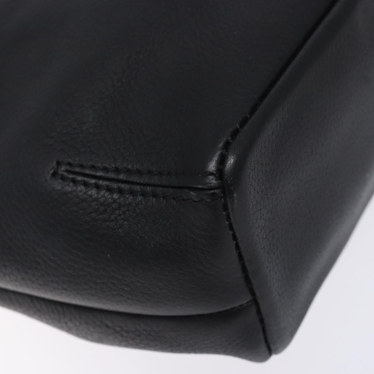Loewe Vintage Leather Black Leather Shoulder Bag Bag (Pre-Owned)