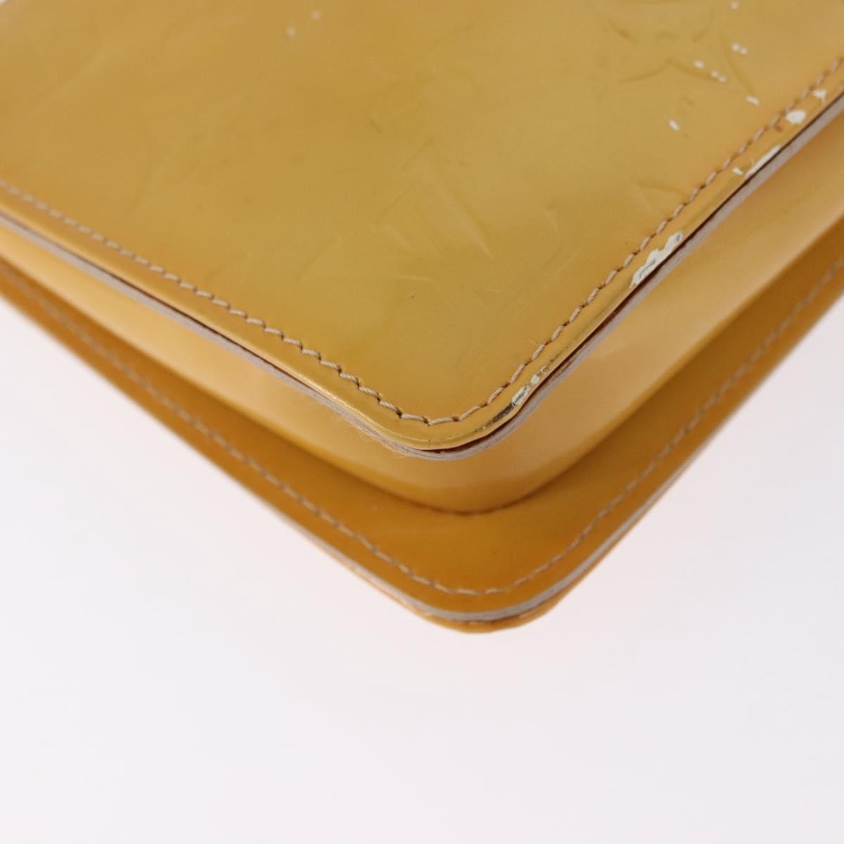 Louis Vuitton Lexington Pochette Monogram Vernis Beige Patent_Leather Clutche & Pouche Bag (Pre-Owned)