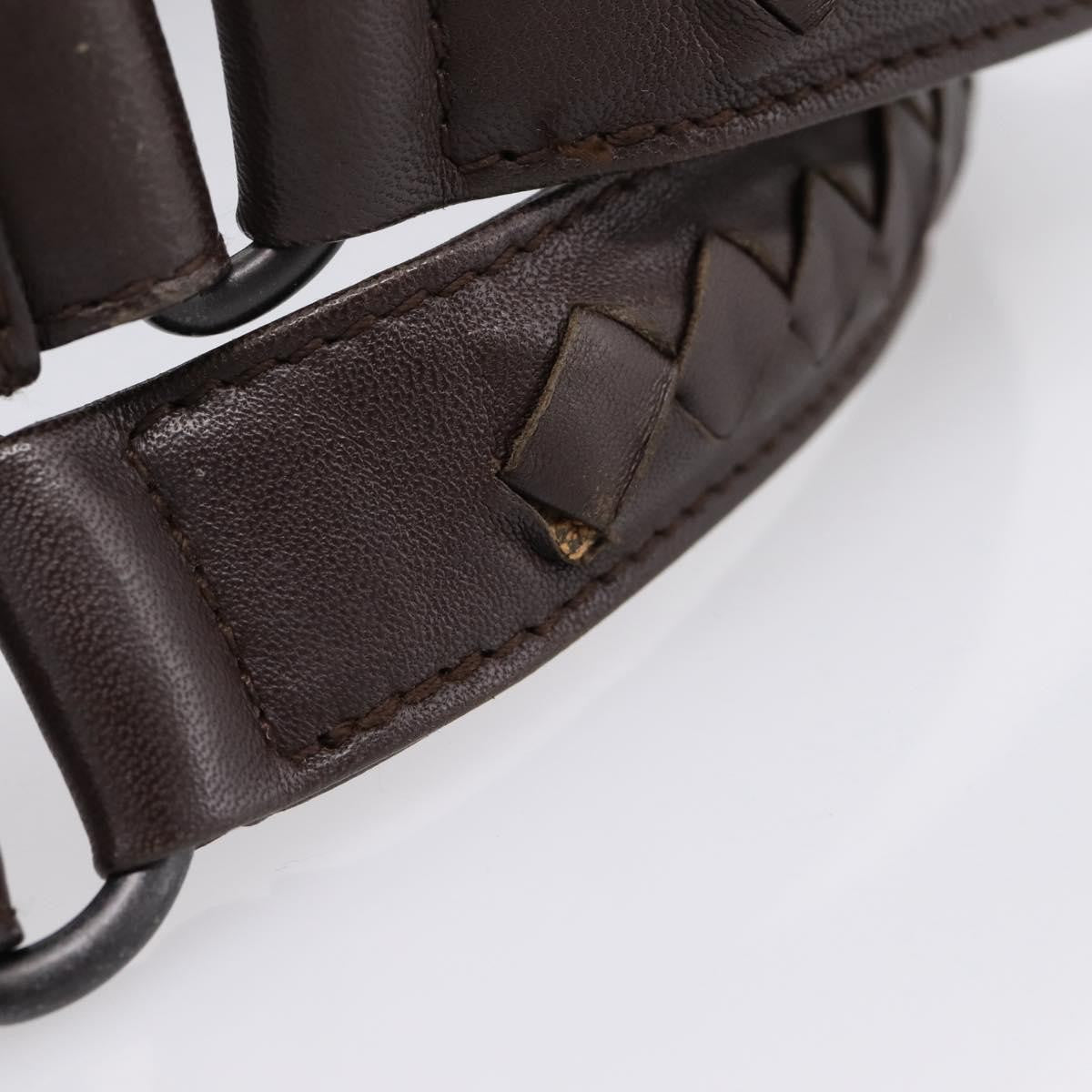 Bottega Veneta Campana Hobo Intrecciato Nappa Brown Leather Shoulder Bag Bag (Pre-Owned)