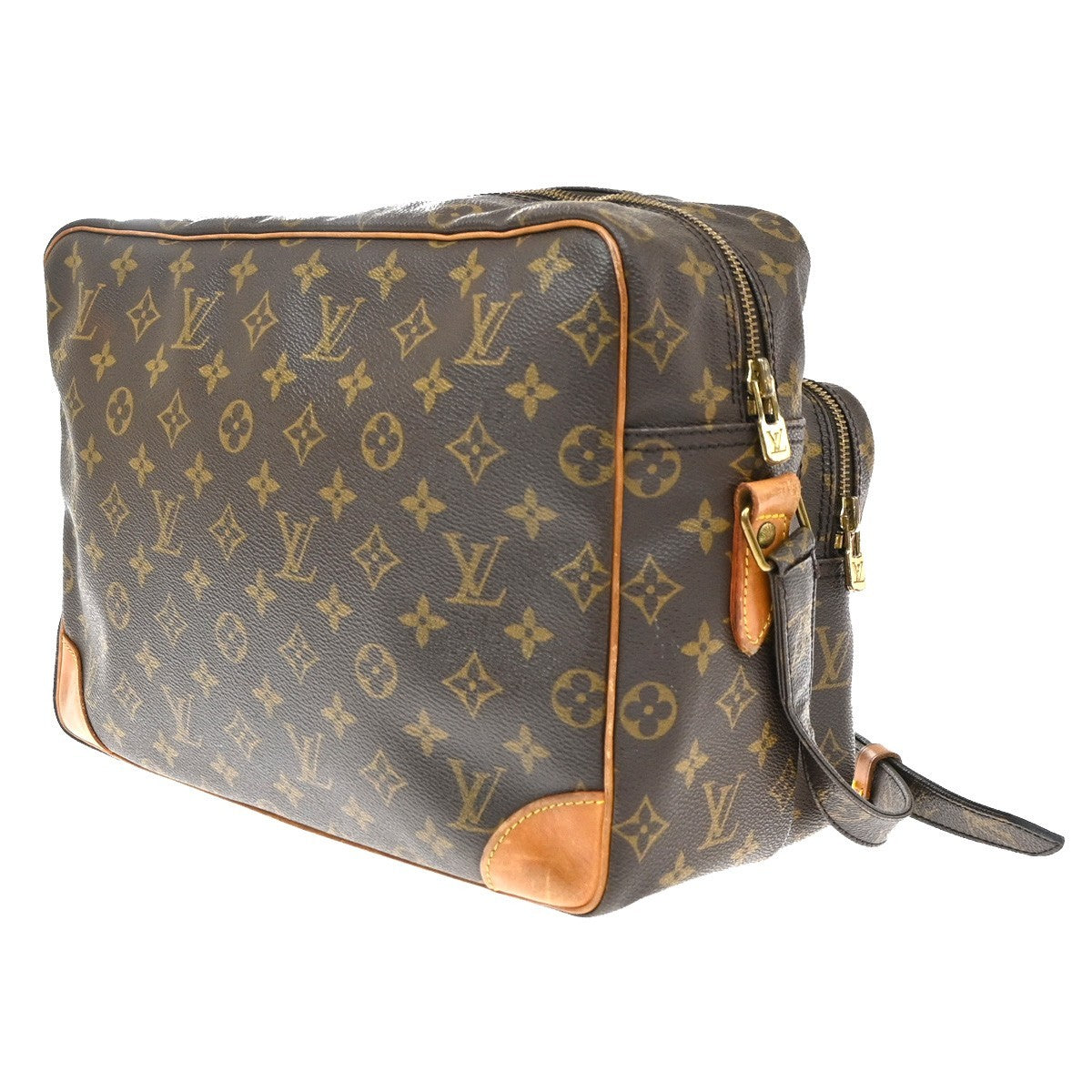 Louis Vuitton Nil Shoulder Bag Monogram Canvas Brown Canvas Shoulder Bag Bag (Pre-Owned)