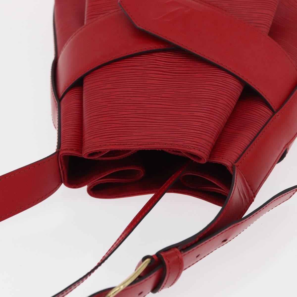 Louis Vuitton Vintage Sac D'epaule Epi Leather Red Leather Shoulder Bag Bag (Pre-Owned)