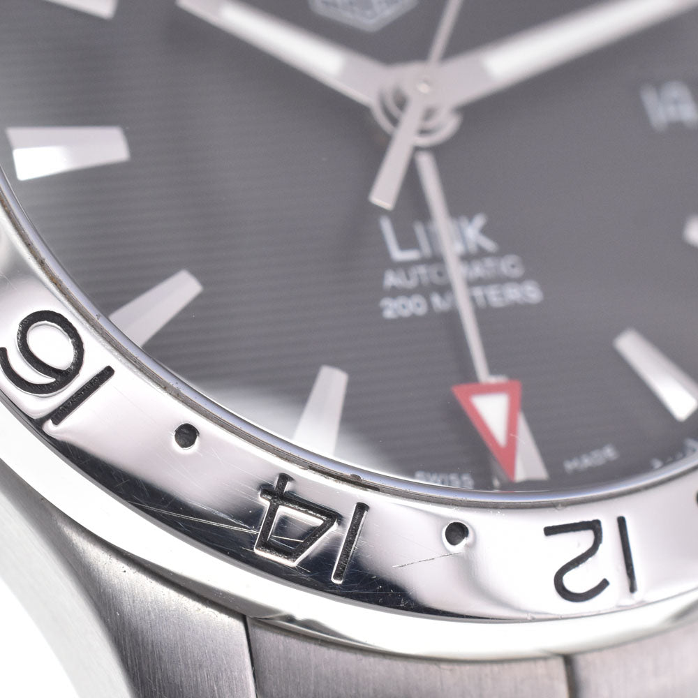 Tag Heuer Link Gmt Automatic Stainless Steel Watch (Pre-Owned)
