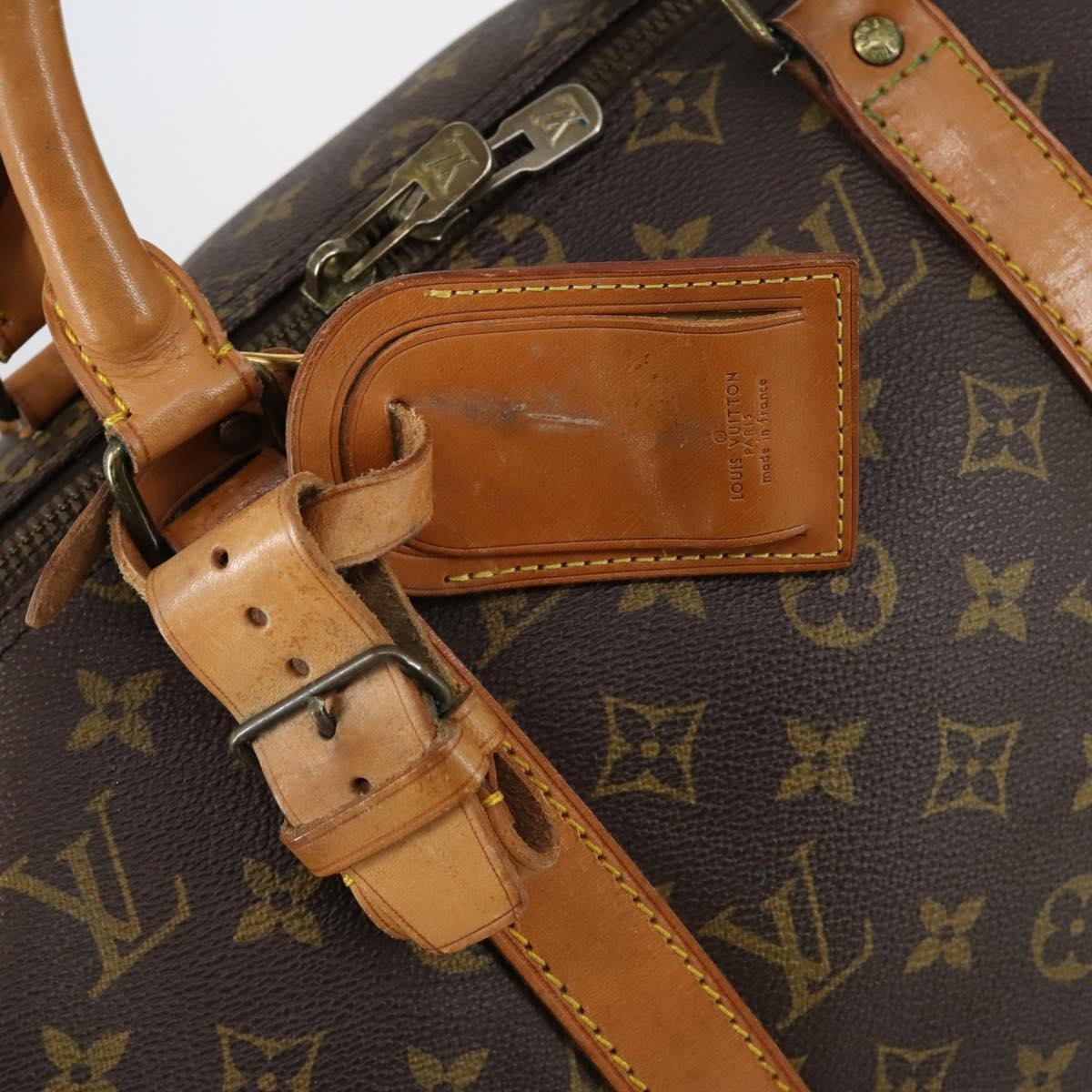 Louis Vuitton Keepall Monogram Canvas Brown Canvas Travel Bag Bag (Pre-Owned)