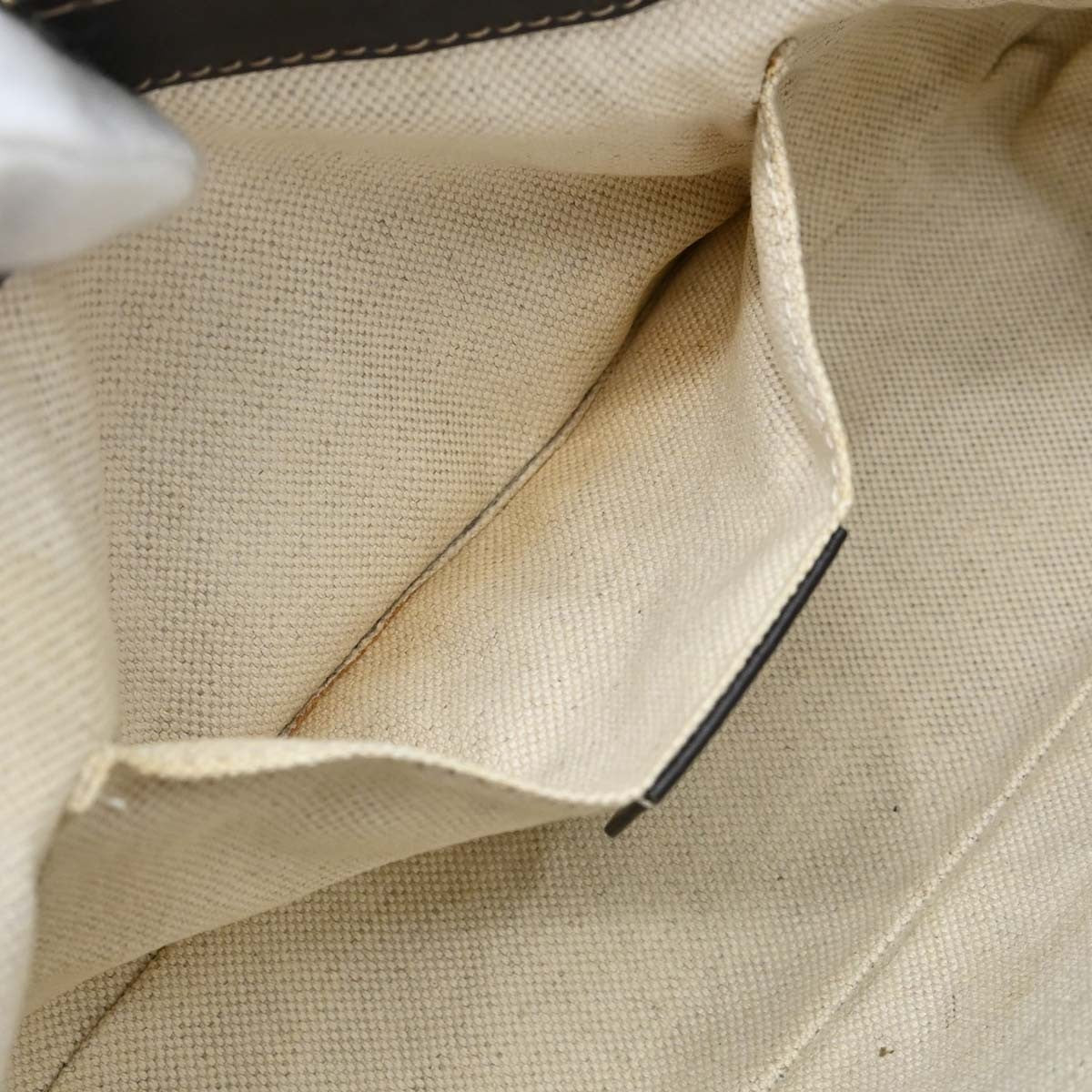 Gucci Mayfair Gg Canvas Beige Canvas Shoulder Bag Bag (Pre-Owned)