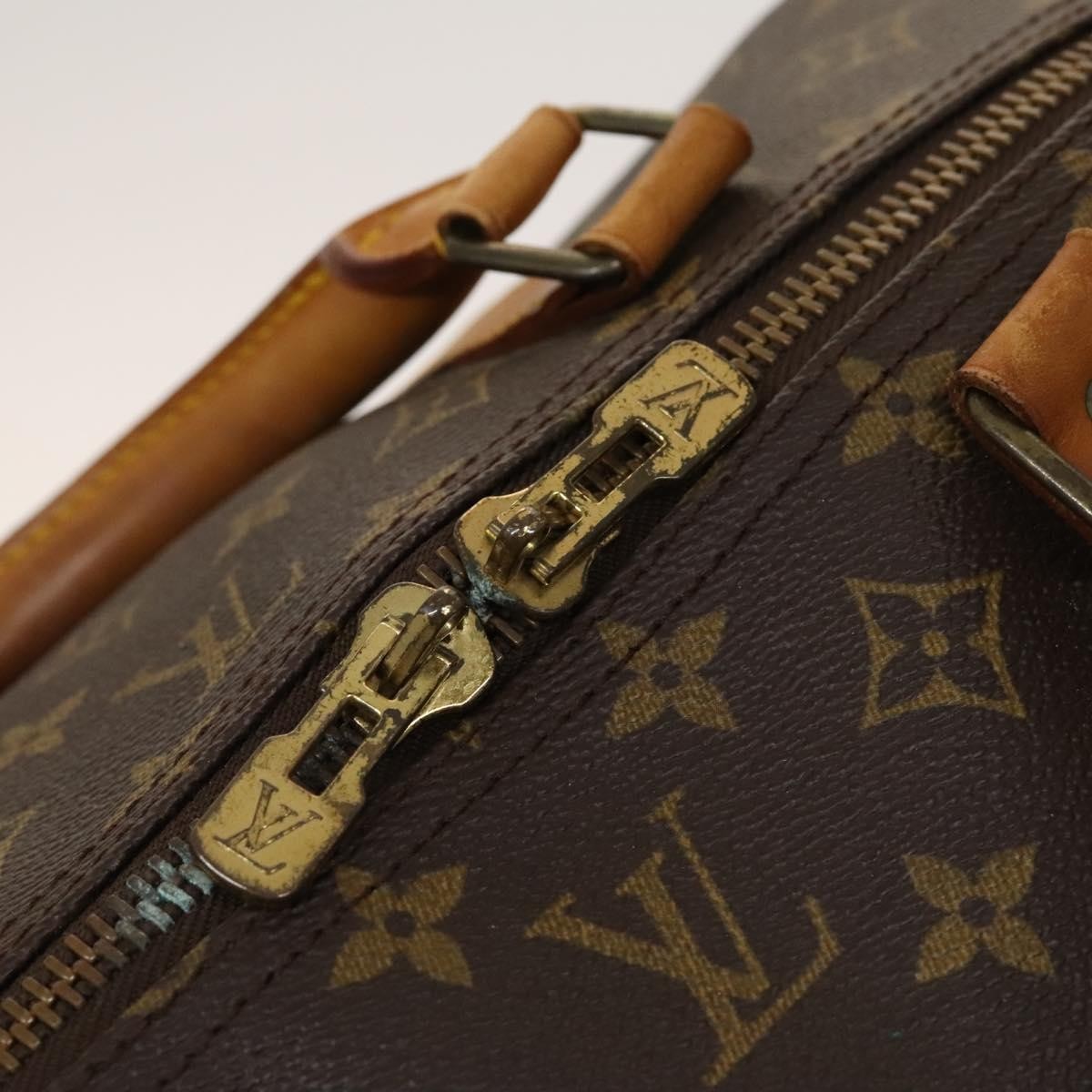 Louis Vuitton Keepall Monogram Canvas Brown Canvas Travel Bag Bag (Pre-Owned)