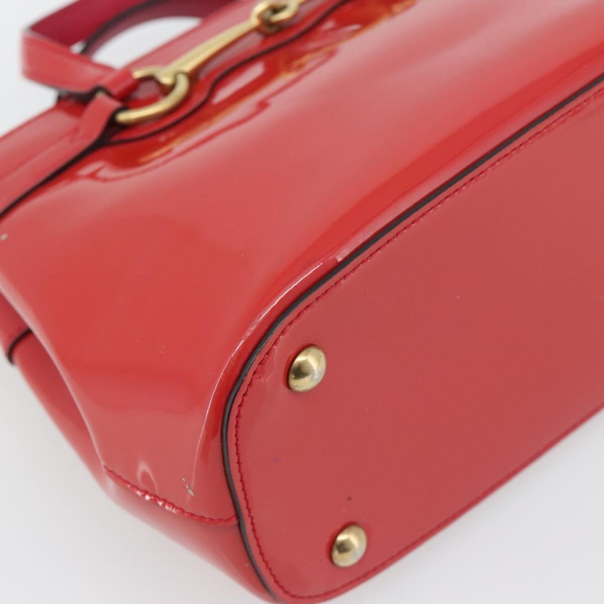 Gucci Bright Bit Convertible Tote Patent Pink Patent_Leather Tote Bag Bag (Pre-Owned)