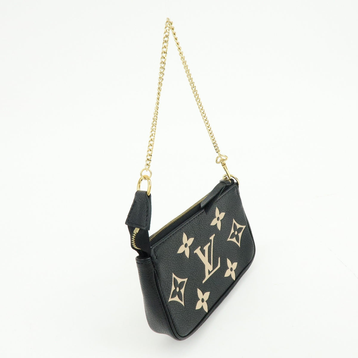Louis Vuitton Pochette Accessoires Bicolor Monogram Empreinte Giant Black Leather Clutche & Pouche Bag (Pre-Owned)