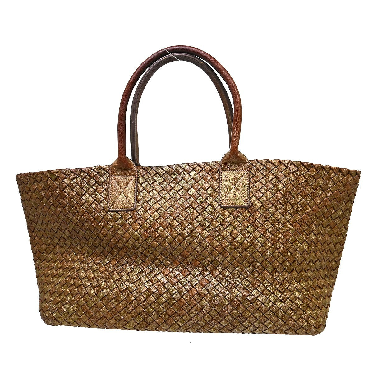 Bottega Veneta Cabat Intrecciato Nappa Brown Leather Tote Bag Bag (Pre-Owned)