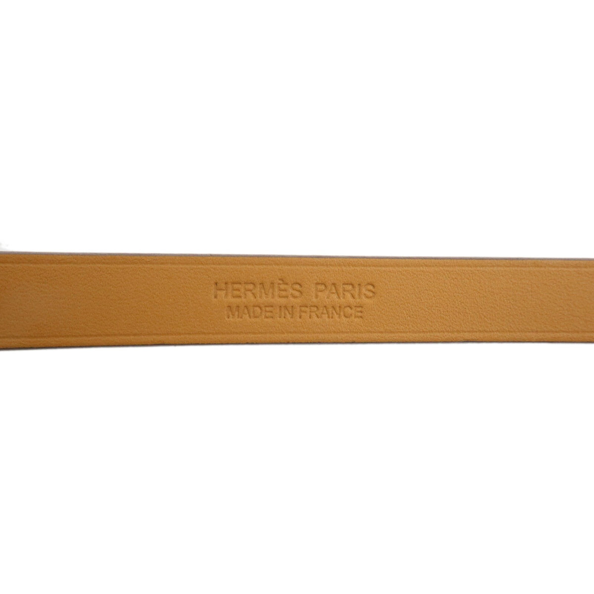 Hermes Kelly Double Tour Leather Greige Leather Bracelet Jewelry (Pre-Owned)
