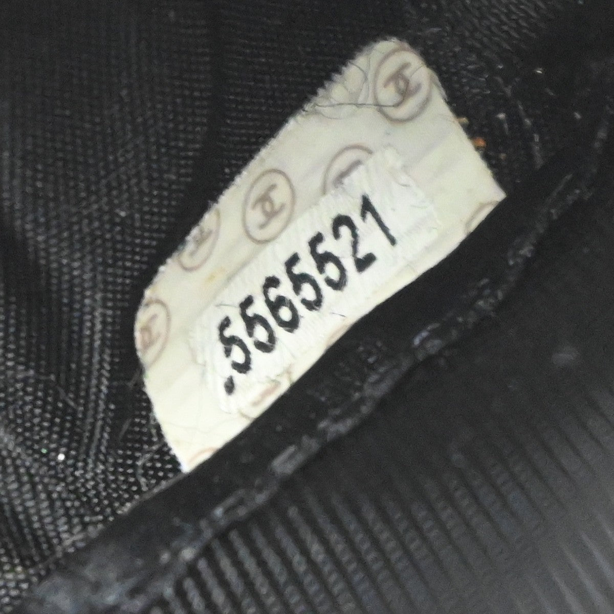 Chanel Millennium 2005 Jersey Black Canvas Handbag (Pre-Owned)