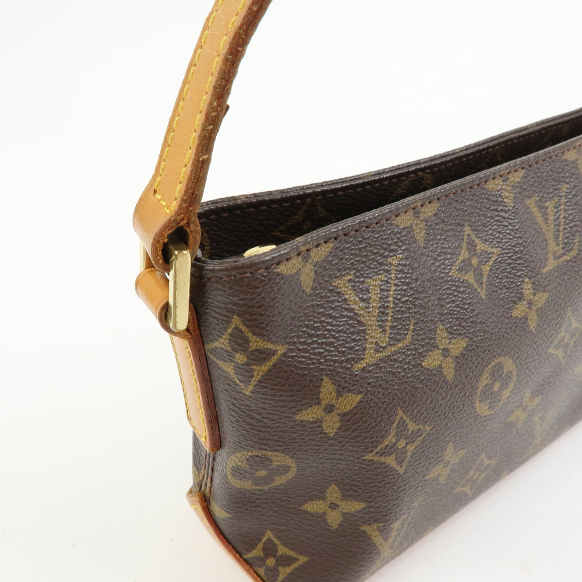 Louis Vuitton Trotteur Monogram Canvas Brown Canvas Handbag (Pre-Owned)