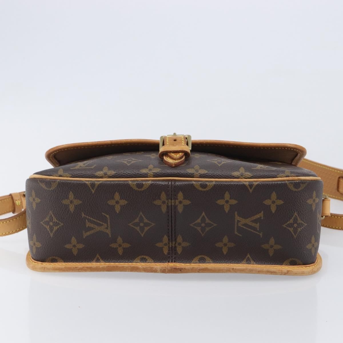 Louis Vuitton Sologne Monogram Canvas Brown Canvas Handbag (Pre-Owned)