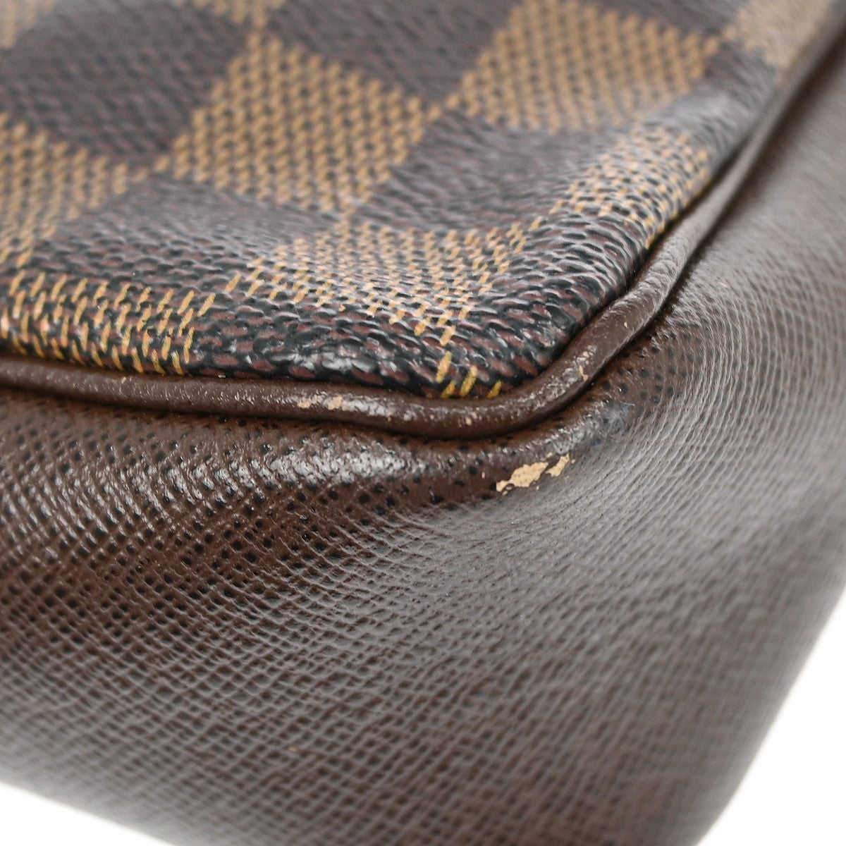 Louis Vuitton Trousse Make Up Damier Canvas Brown Canvas Clutche & Pouche Bag (Pre-Owned)